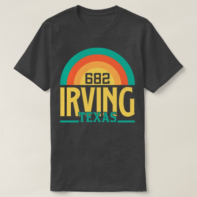 Irving Texas Area Code 2 T Shirt (Design framsida)