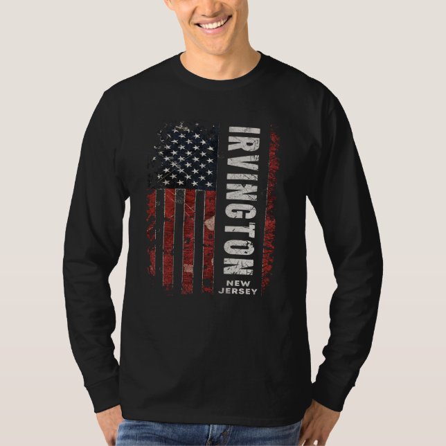 Irvington New jersey T Shirt (Framsida)