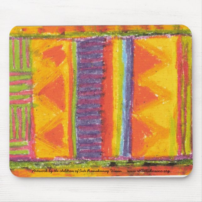 IRW-barns konstverk - musen #3 vadderar Musmatta (Framsidan)