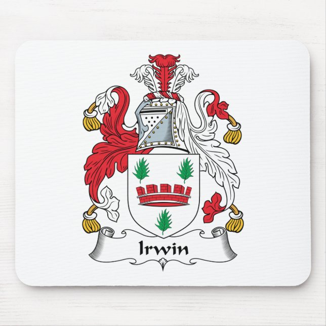 Irwin familjvapensköld musmatta (Framsidan)