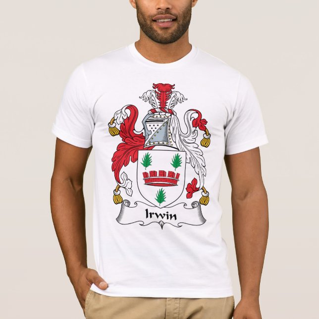 Irwin familjvapensköld tee shirt (Framsida)