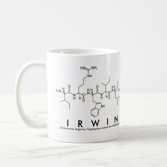 Irwin peptide namn mugg (Vänster)