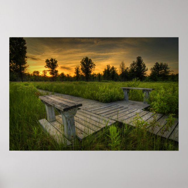 Irwin Prairie Sunset Poster (Framsidan)