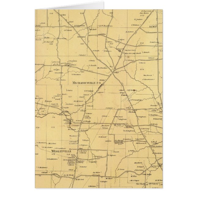 Irwin Township Hälsningskort (Framsidan)