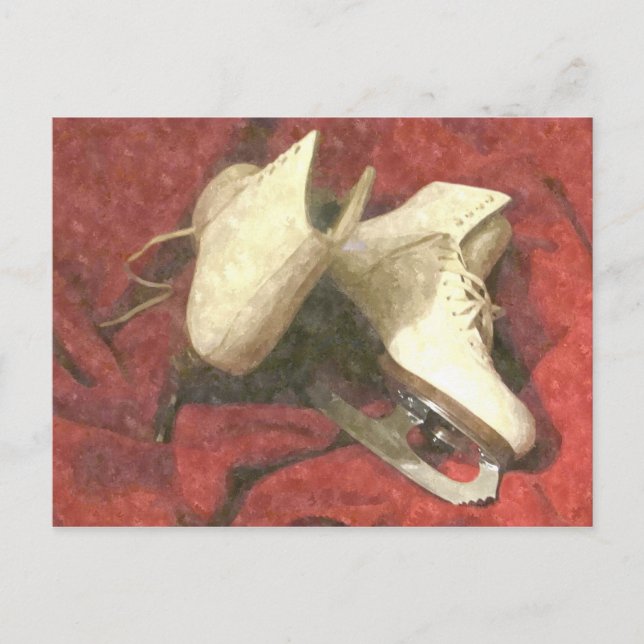 Is åker skridskor på vilar vykortet vykort (Framsida)