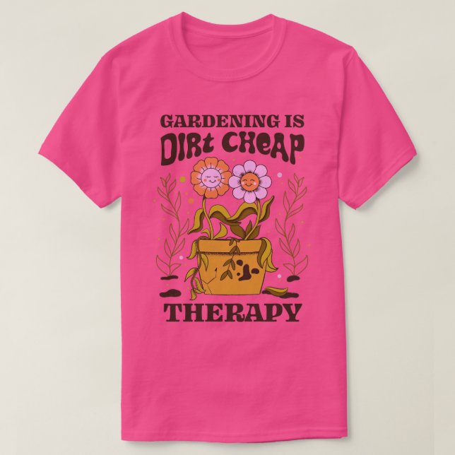  is Dirt Billigt Therapy by Tobe Fonseca T Shirt (Design framsida)
