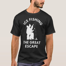 Is Fishing the Underbar Escape | Isfiske T Shirt