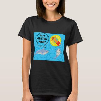 Is It Gluten Free Funny Shark Lover T Shirt