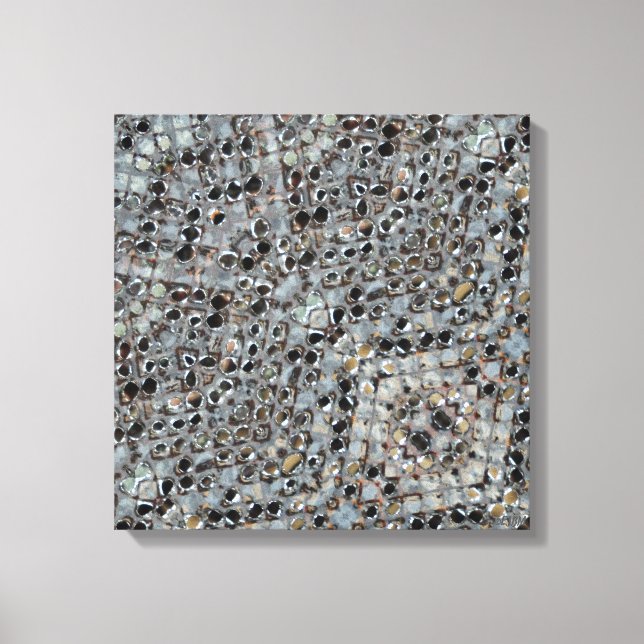 Is Metall Eld Sträckt Canvastryck (Framsida)