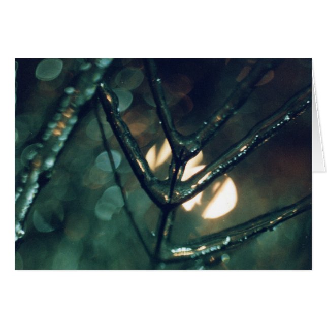 Is natt som är ljus hälsningskort (Framsidan Horizontal)