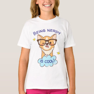 Is Nerdy Corgi T-Shirt