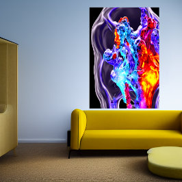 Is- och branddosering | AI Art Poster