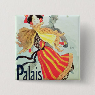 Is Palace', tuggar ljudlig Elysees, Paris, 1893 Knapp