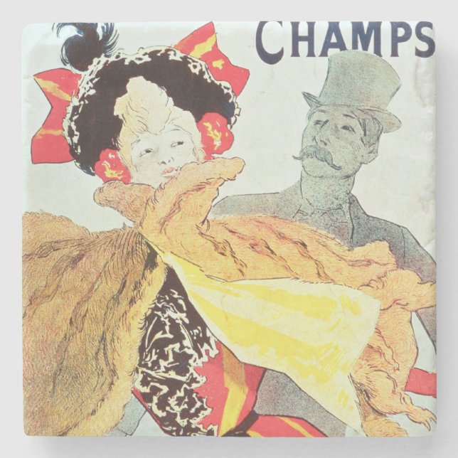 Is Palace', tuggar ljudlig Elysees, Paris, 1893 Underlägg Sten (Framsidan)