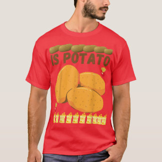 Is Potato Human Costume Potato Kids Boys Men Gifts T Shirt