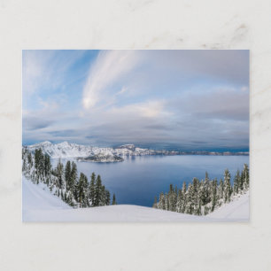 Is & Snö   Crater Lake Oregon Vykort