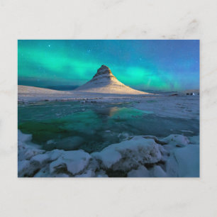 Is & Snö   Kirkjufell-berget, Island Vykort