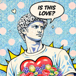 Is This Love? Classical Pop Art Poster