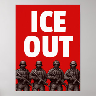 IS UT poster skylt och nedladdning,