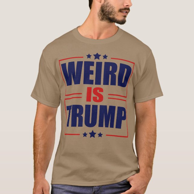 Is Weird Minimalist Word T Shirt (Framsida)