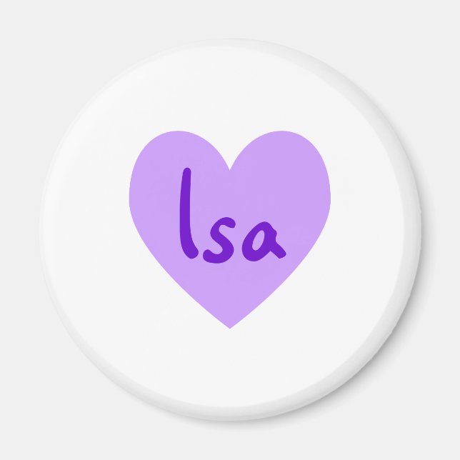 Isa i Lila Magnet (Framsidan)