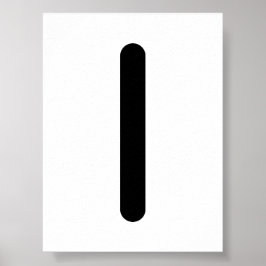 ISA Nordisk runa (Is, Stillhet, Introspektion) | Poster