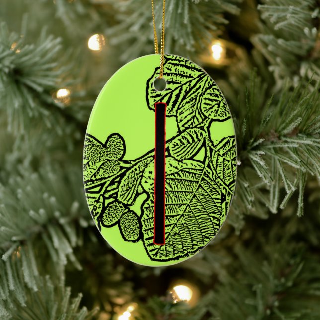 Isa Viking Rune Yule Ornament - Stillness (Träd)
