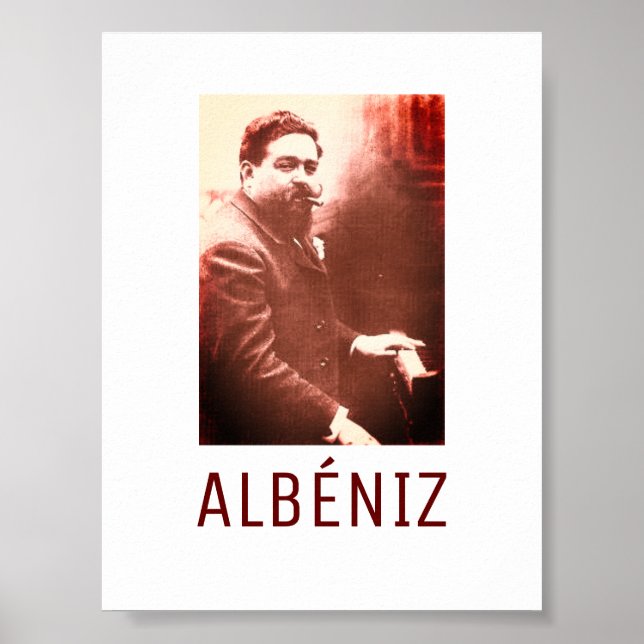 Isaac Albéniz Poster (Framsidan)