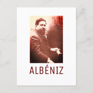 Isaac Albéniz vycard Vykort
