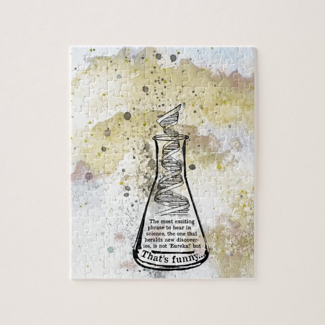 Isaac Asimov citationstecken Pussel (Vertikal)