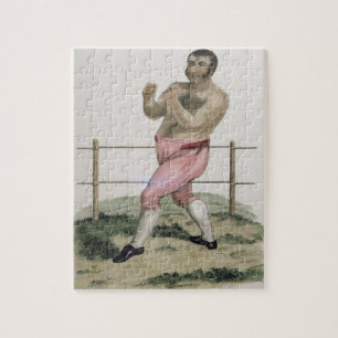 Isaac Bitton som inristades av P. Roberts, Pussel
