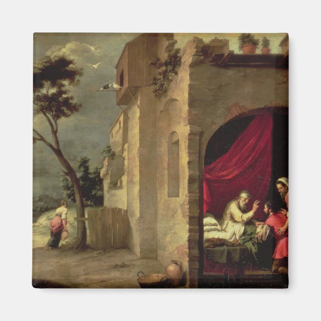 Isaac Blessing Jacob Magnet (Framsidan)