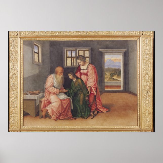 Isaac Bluting Jacob, c.1520 Poster (Framsidan)