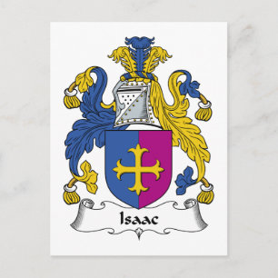 Isaac Family Crest Vykort