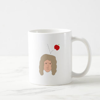 Isaac Newton Apple Physics Science Humor Kaffemugg