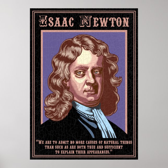 Isaac Newton - Causes Poster (Framsidan)
