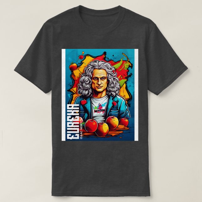 Isaac Newton Eureka 03 TShirt T Shirt (Design framsida)