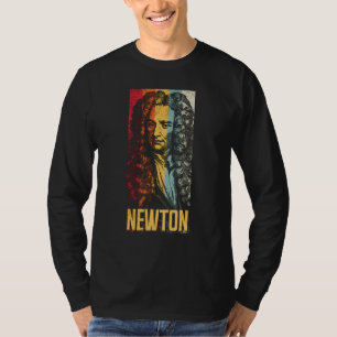 Isaac Newton Fysiker Fysik Vetenskap Astronomi T Shirt