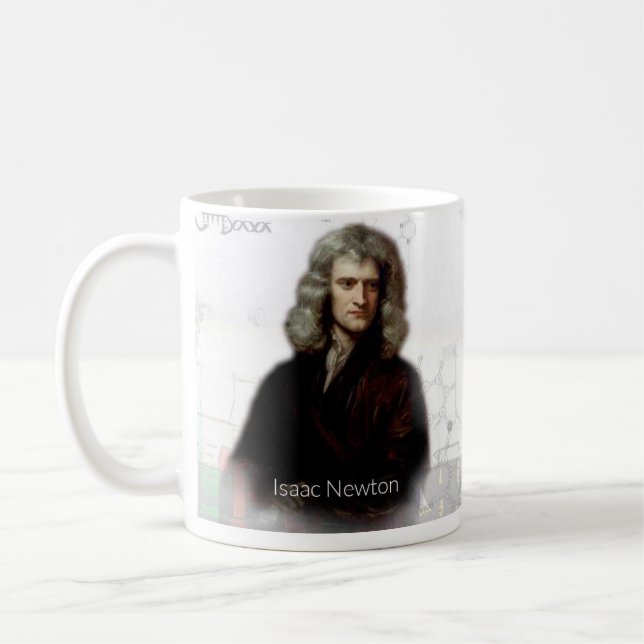 Isaac Newton historisk mugg (Vänster)