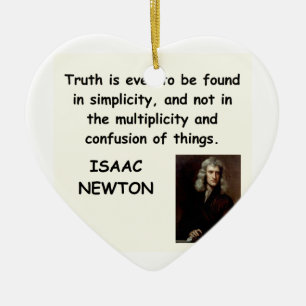 Isaac Newton Julgransprydnad Keramik