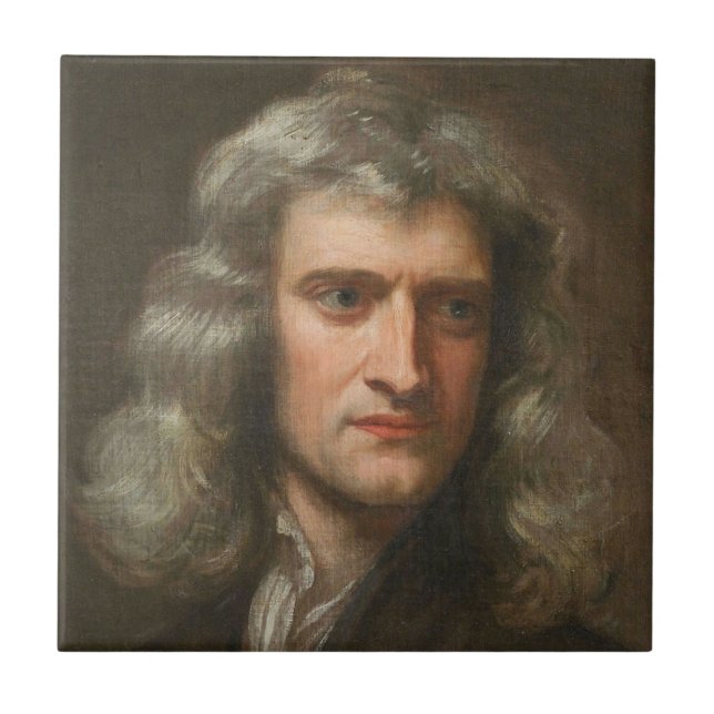 Isaac Newton Kakelplatta (Framsidan)