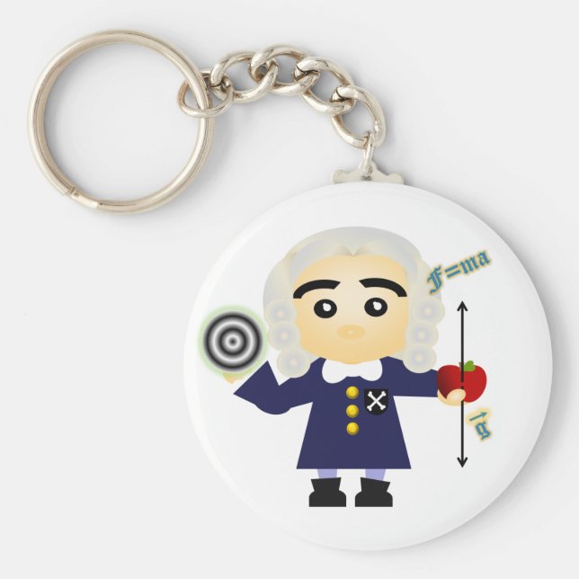 Isaac Newton Nyckelring (Framsidan)