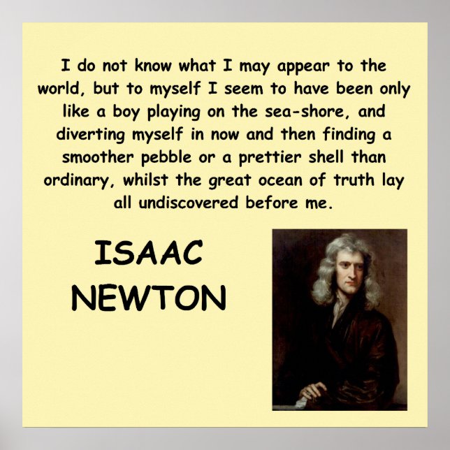 isaac newton poster (Framsidan)