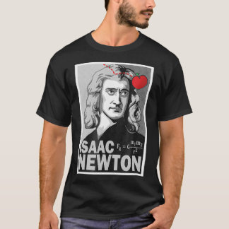 Isaac Newton Poster Stil Pop Art T Shirt