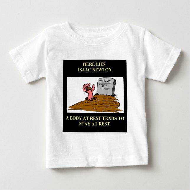 isaac newton-skämt t shirt (Framsida)