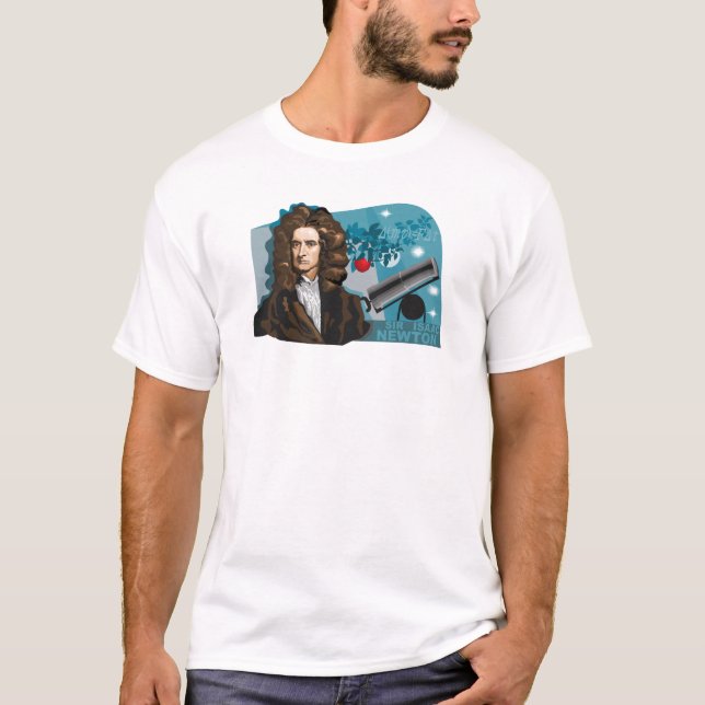 Isaac Newton T-tröja T-shirt (Framsida)