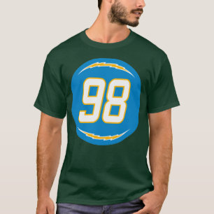 Isaac Rochell Number 98 Jersey Los Angeles Charger T Shirt