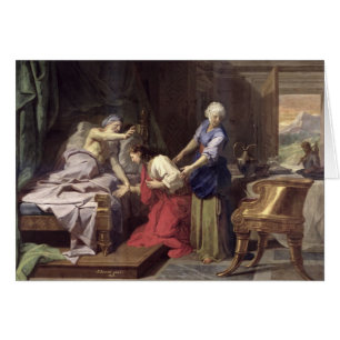 Isaac som välsignar Jacob, 1692 Hälsningskort