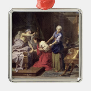 Isaac som välsignar Jacob, 1692 Julgransprydnad Metall
