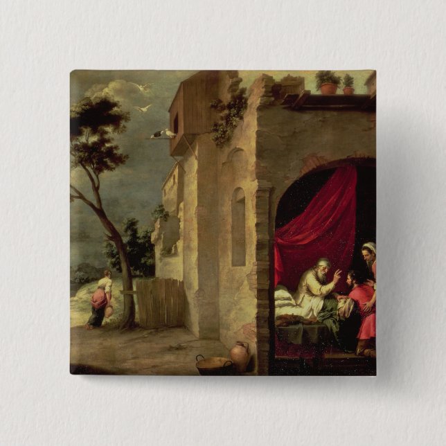 Isaac som välsignar Jacob Knapp (Framsida)